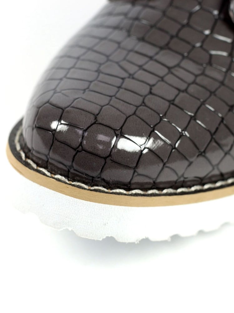 Lunar Croft Croc Lace Up Shoes - Image 9 of 9