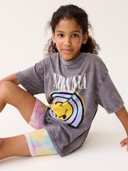 Multi Pink/Blue/Yellow Tie Dye Cycle Shorts (3-16yrs) - Image 1 of 7