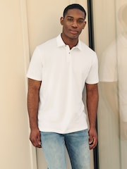 Weiß - Reguläre Passform - Kurzärmlige Jersey-Polo-Shirts 3er-Pack - Bild 1 von 7
