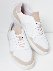 FatFace Natural Keira Skater Trainers - Image 2 of 4