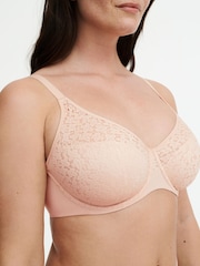 Beige dorado - Sujetador con aros y diseño floral de tacto suave Norah de Chantelle - Imagen 4 de 5