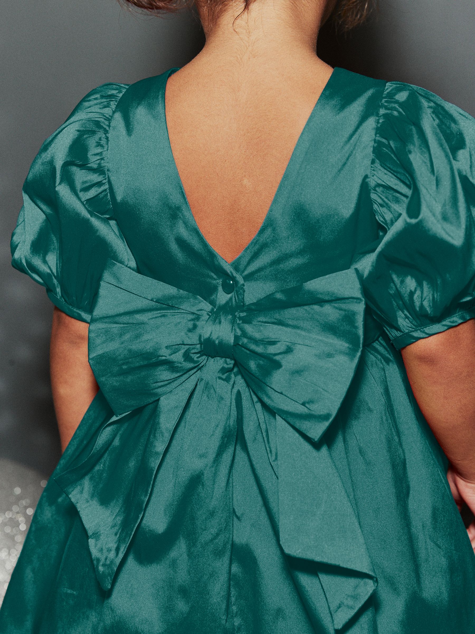 Taffeta flower girl dress hot sale