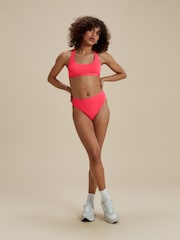 Speedo FLU3NTE Pink High Waist Bikini Bottom - Image 1 of 6