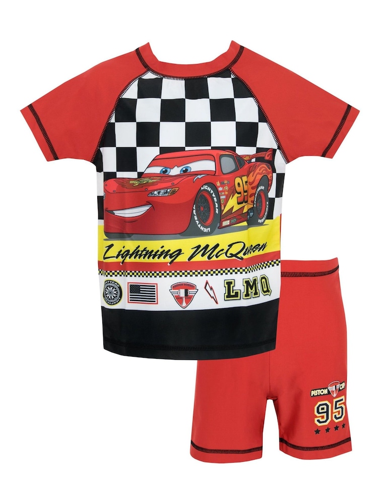 Character Orange Disney Cars Swim Set - Image 1 of 7
