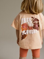 Brown Short Sleeve Top and Shorts Set (3mths-7yrs) - Image 1 of 6