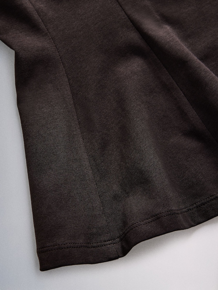 The Set 3 Pack Peplum T-Shirts Black/Brown/White - Image 6 of 6