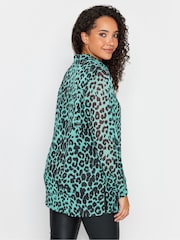 M&Co Green Long Line Shirt - Image 3 of 4