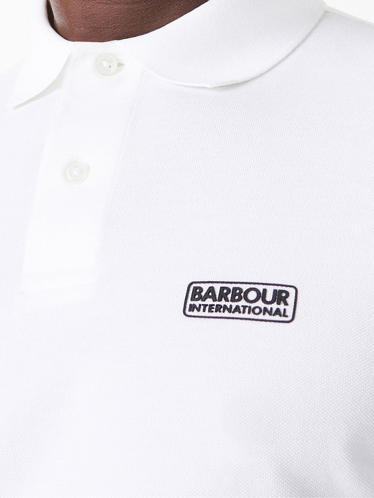 Barbour® International 100% Cotton Essential Polo Shirt - Image 7 of 7