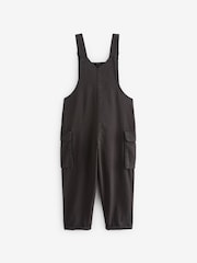 Washed Black Cargo Pocket Dungarees (3-16yrs) - Image 6 of 6