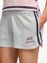 Grau - Superdry Athletic Essentials Waffle Retro Shorts - Bild 3 von 8