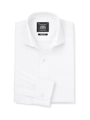 Belo - Savile Row Company Classic Fit pamučna keperna jednostruka manžetna Formalna košulja - Slika 1 od 3
