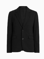 AllSaints Black Dark Helm Blazer - Image 10 of 10