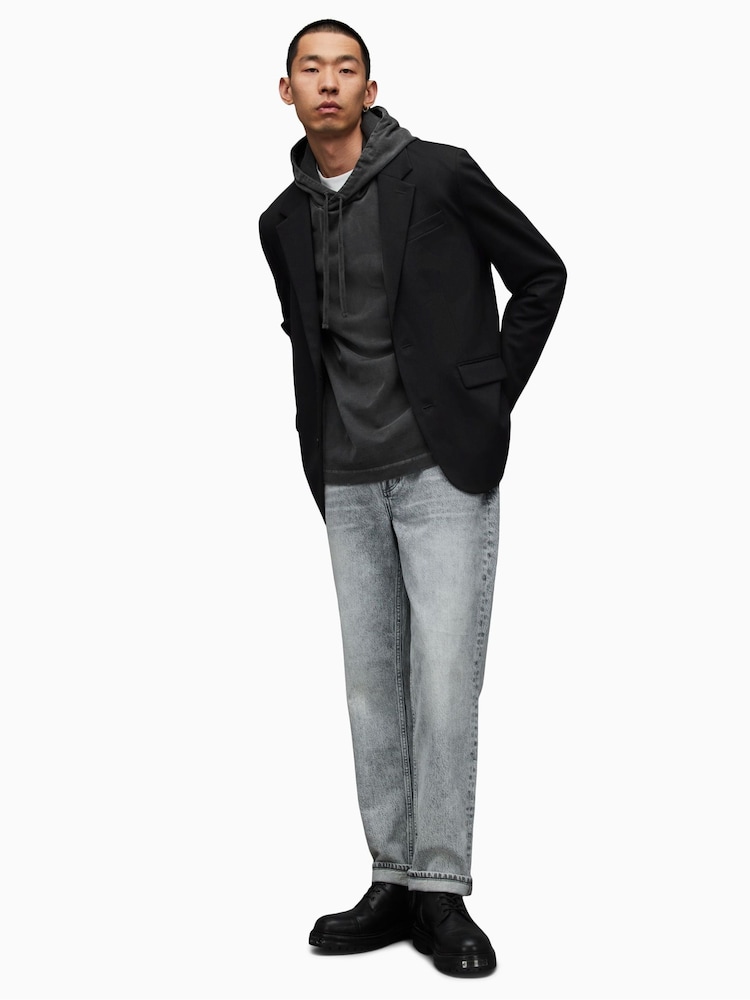 AllSaints Black Dark Helm Blazer - Image 2 of 10