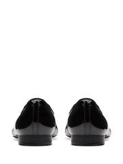 Clarks Black Standard Fit (D) Patent Leather Loreleigh Ballerina Shoes - Image 5 of 8