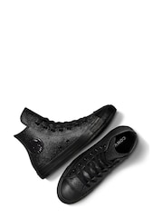 Converse Black Glitter Chuck Taylor High Top Trainers - Image 5 of 6