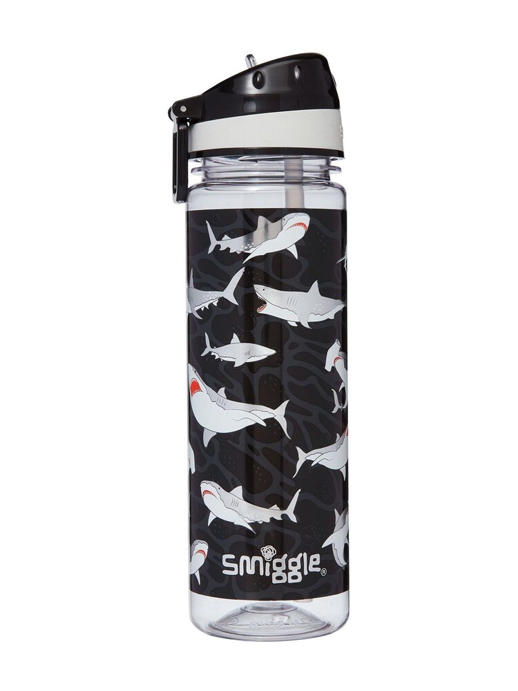 Smiggle Grey Drift Plastic Drink Up Bottle 650ML - Image 1 of 2
