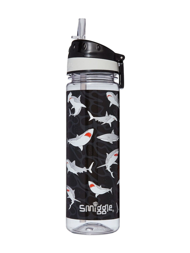 Smiggle Grey Drift Plastic Drink Up Bottle 650ML - Image 2 of 2