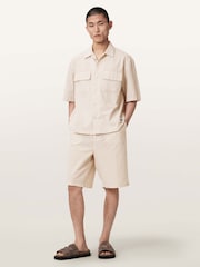 AllSaints Yellow Rockland Shorts - Image 2 of 8