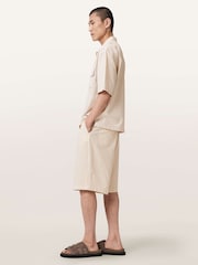 AllSaints Yellow Rockland Shorts - Image 4 of 8
