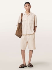 AllSaints Yellow Rockland Shorts - Image 6 of 8