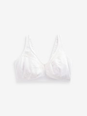White F-K Ultimate Support Hidden Interlock Lace Non Wire Bra - Image 5 of 6