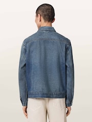 AllSaints Blue Roth Denim Jacket - Image 4 of 6
