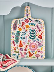 Lucy Tiffney Multi Floral Ceramic Platter - Image 1 of 4