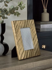 Gold Metal Etched Photo Frame - Image 1 of 5