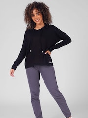 Pineapple Black Dip Hem Hoodie - Image 4 of 4