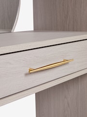 Grey Adelaide Oak Effect Console Dressing Table - Image 11 of 12