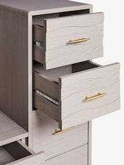 Grey Adelaide Oak Effect Console Dressing Table - Image 9 of 12