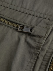 Khaki Green Shower Resistant Utility Shacket - Image 12 of 14