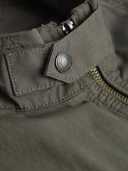 Khaki Green Shower Resistant Utility Shacket - Image 14 of 14