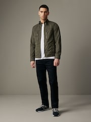 Khaki Green Shower Resistant Utility Shacket - Image 2 of 14
