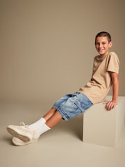 Blue Denim Cargo Shorts (3-16yrs) - Image 3 of 8
