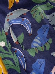 Cămașă din in și bumbac Boden - Imaginea 3 din 3