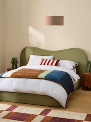 MADE.COM Fern Green Velvet Maya Ottoman Bed - Image 1 of 6