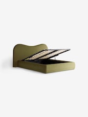 MADE.COM Fern Green Velvet Maya Ottoman Bed - Image 6 of 6