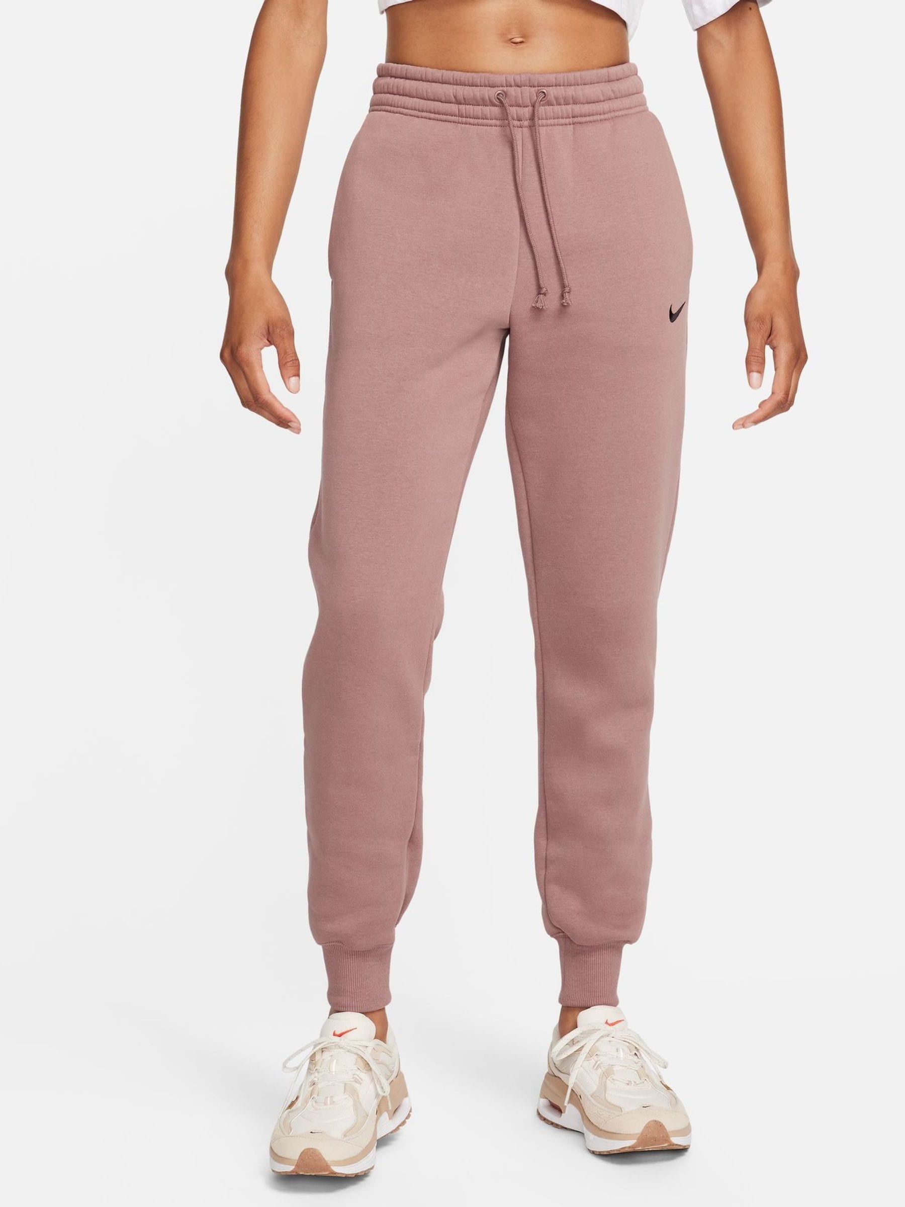 Buy Nike Brown Phoenix Fleece Mid Rise Joggers from the Next UK online shop