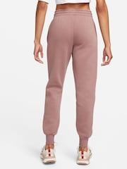 Nike Brown Phoenix Fleece Mid Rise Joggers - Image 2 of 8