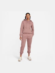 Nike Brown Phoenix Fleece Mid Rise Joggers - Image 3 of 8