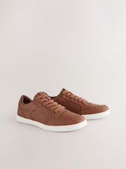 Tan Brown Smart Casual Trainers - Image 1 of 7