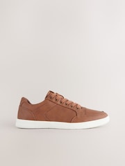 Tan Brown Smart Casual Trainers - Image 2 of 7