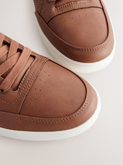 Tan Brown Smart Casual Trainers - Image 5 of 7
