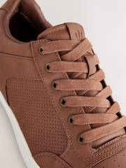 Tan Brown Smart Casual Trainers - Image 6 of 7