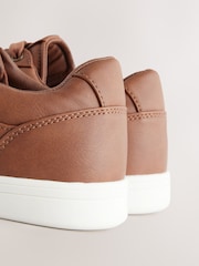 Tan Brown Smart Casual Trainers - Image 7 of 7