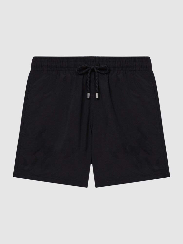 Reiss Black Moorea Vilebrequin Plain Swim Shorts - Image 2 of 5