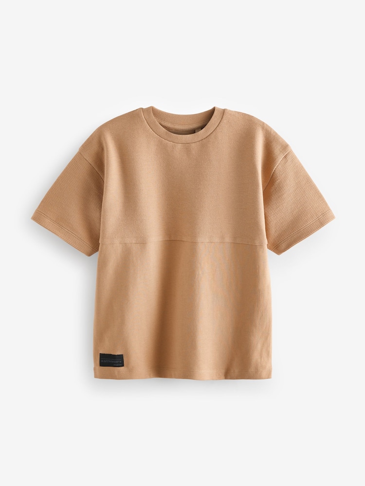 Blue/Tan Brown Oversized T-Shirts 3 Pack (3-16yrs) - Image 2 of 6 Blue/Tan Brown Oversized T-Shirts 3 Pack (3-16yrs) - Image 2 of 6