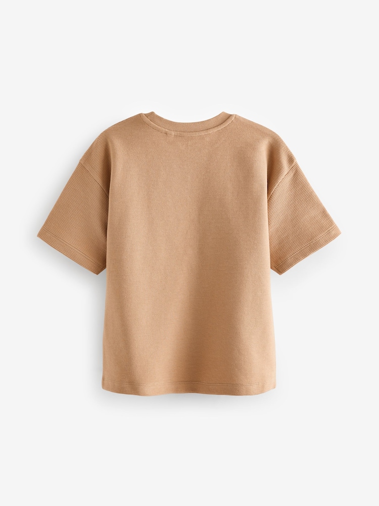 Blue/Tan Brown Oversized T-Shirts 3 Pack (3-16yrs) - Image 3 of 6