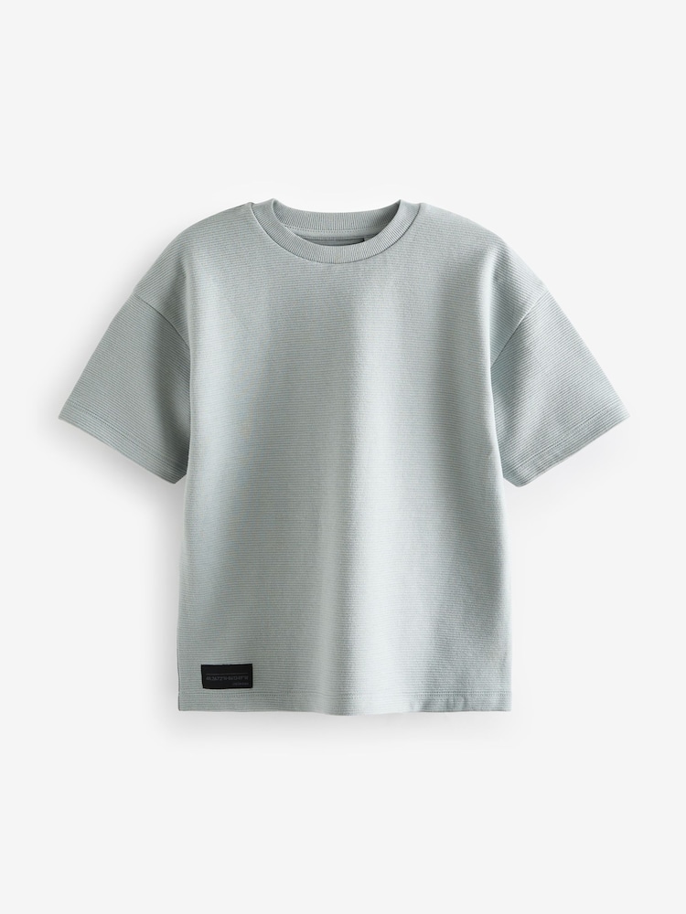 Blue/Tan Brown Oversized T-Shirts 3 Pack (3-16yrs) - Image 4 of 6